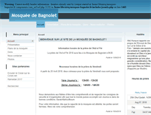Tablet Screenshot of mosquee-bagnolet.fr